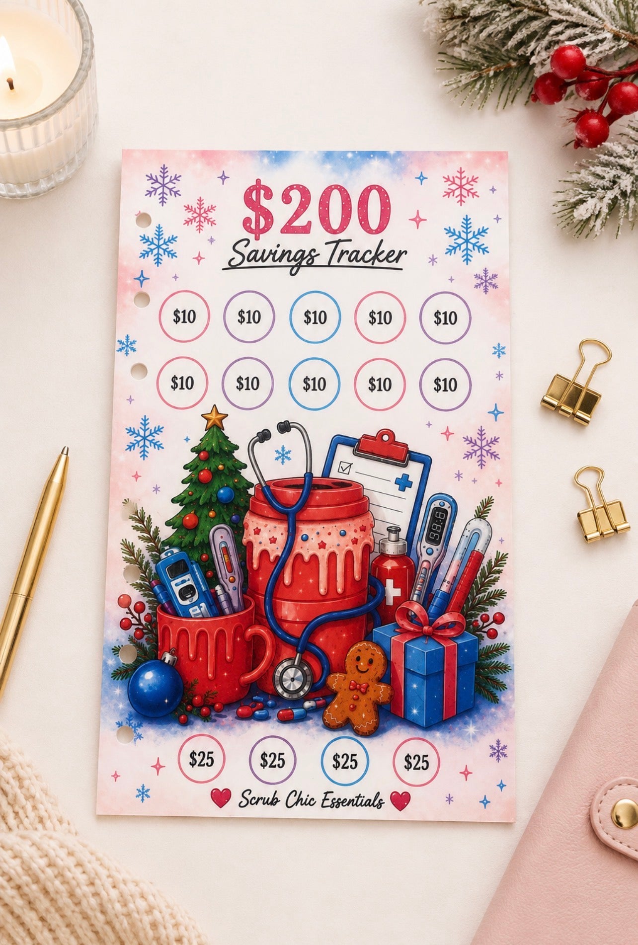 CHRISTMAS SAVINGS TRACKER
