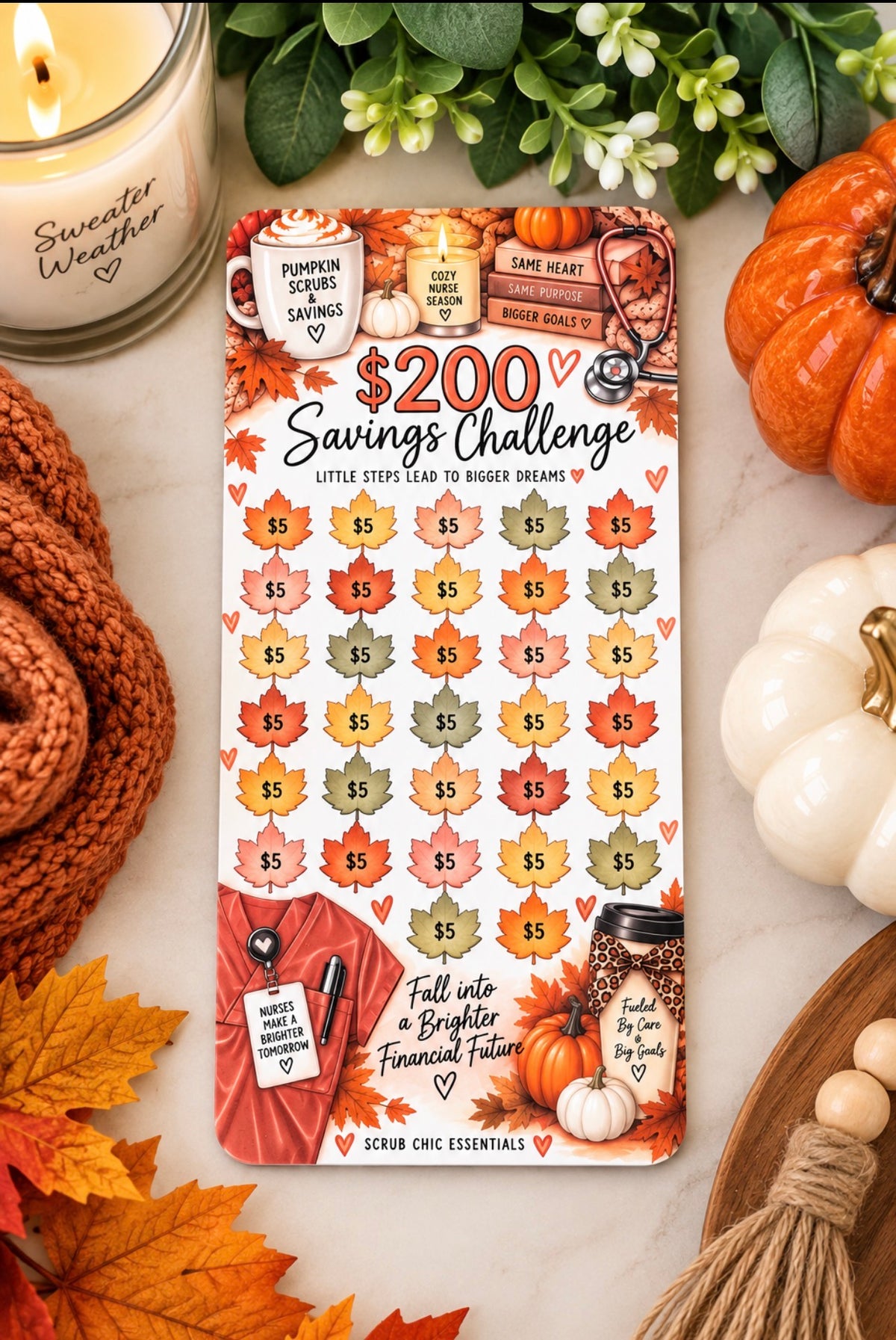 $200 NURSE FALL SAVINGS CHALLENGE