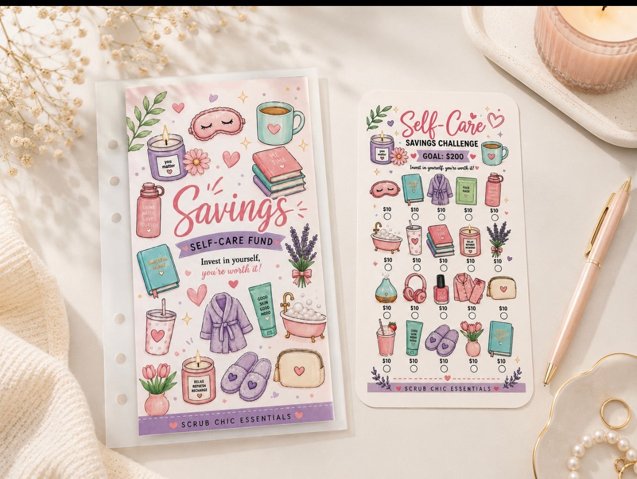 SELF CARE SAVINGS CHALLENGE SET