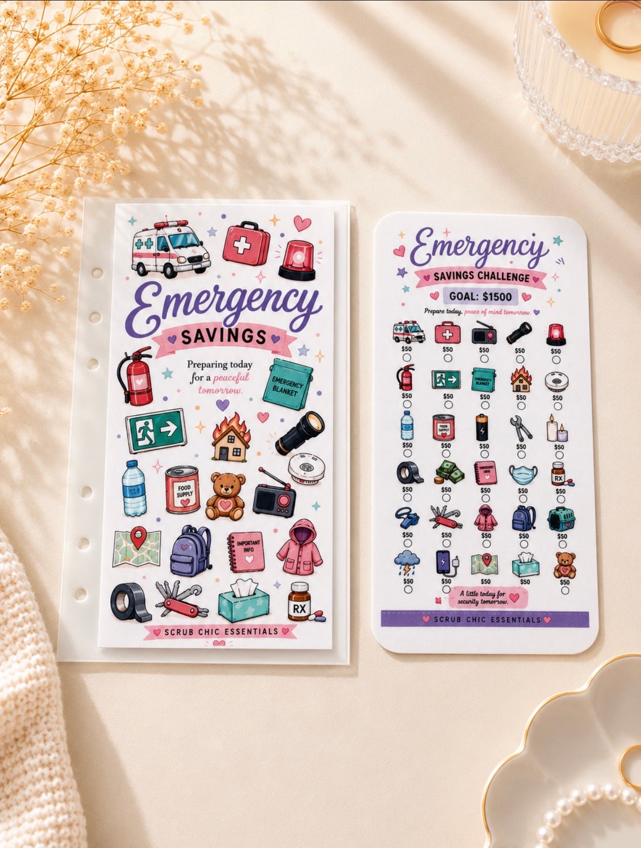 EMERGENCY SAVINGS CHALLENGE SET