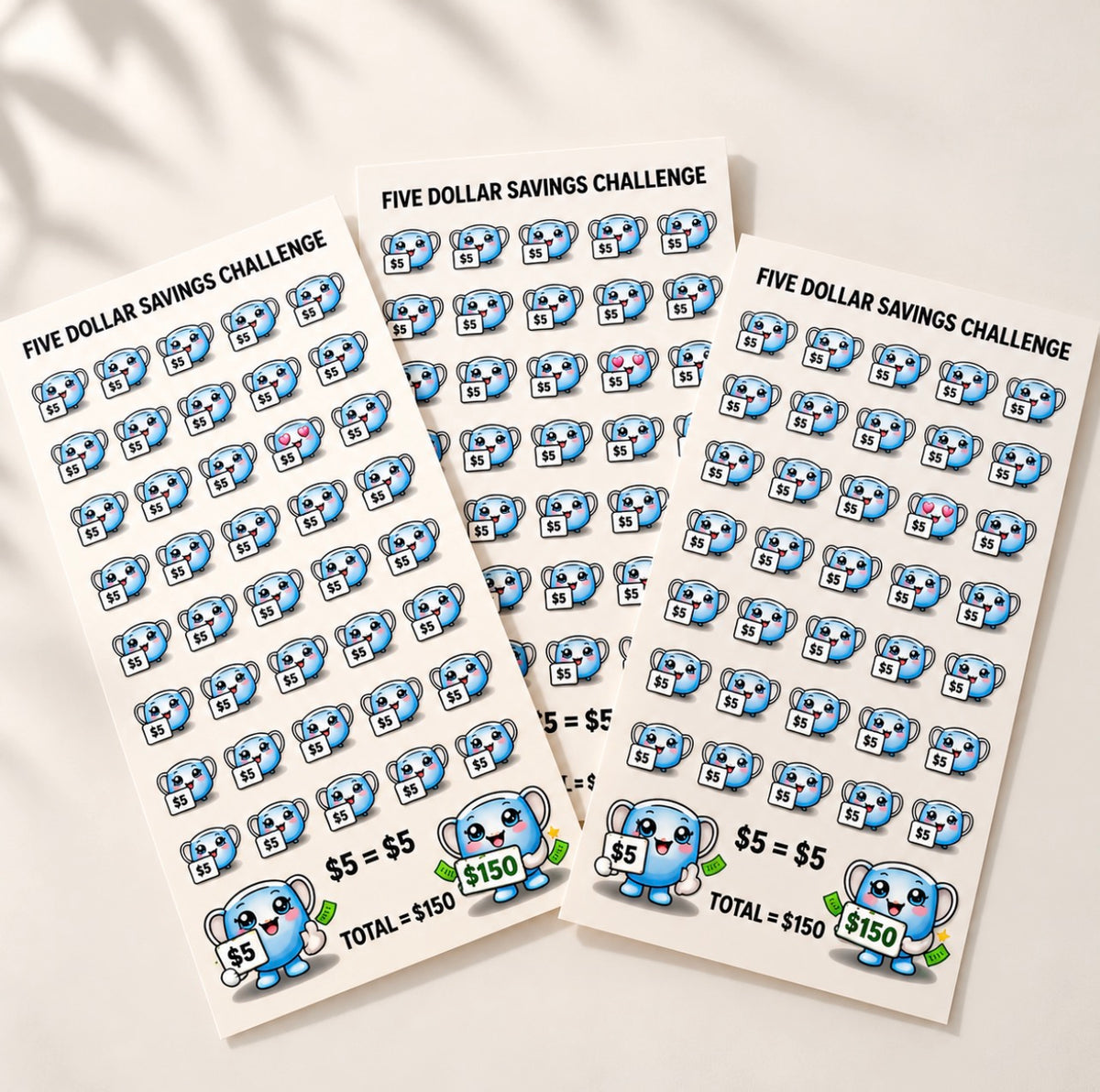 $5 MASK MINI SAVINGS CHALLENGE