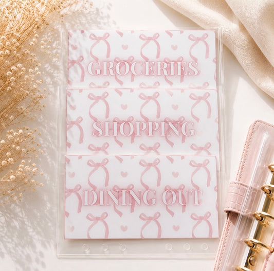 CASH ENVELOPES PINK