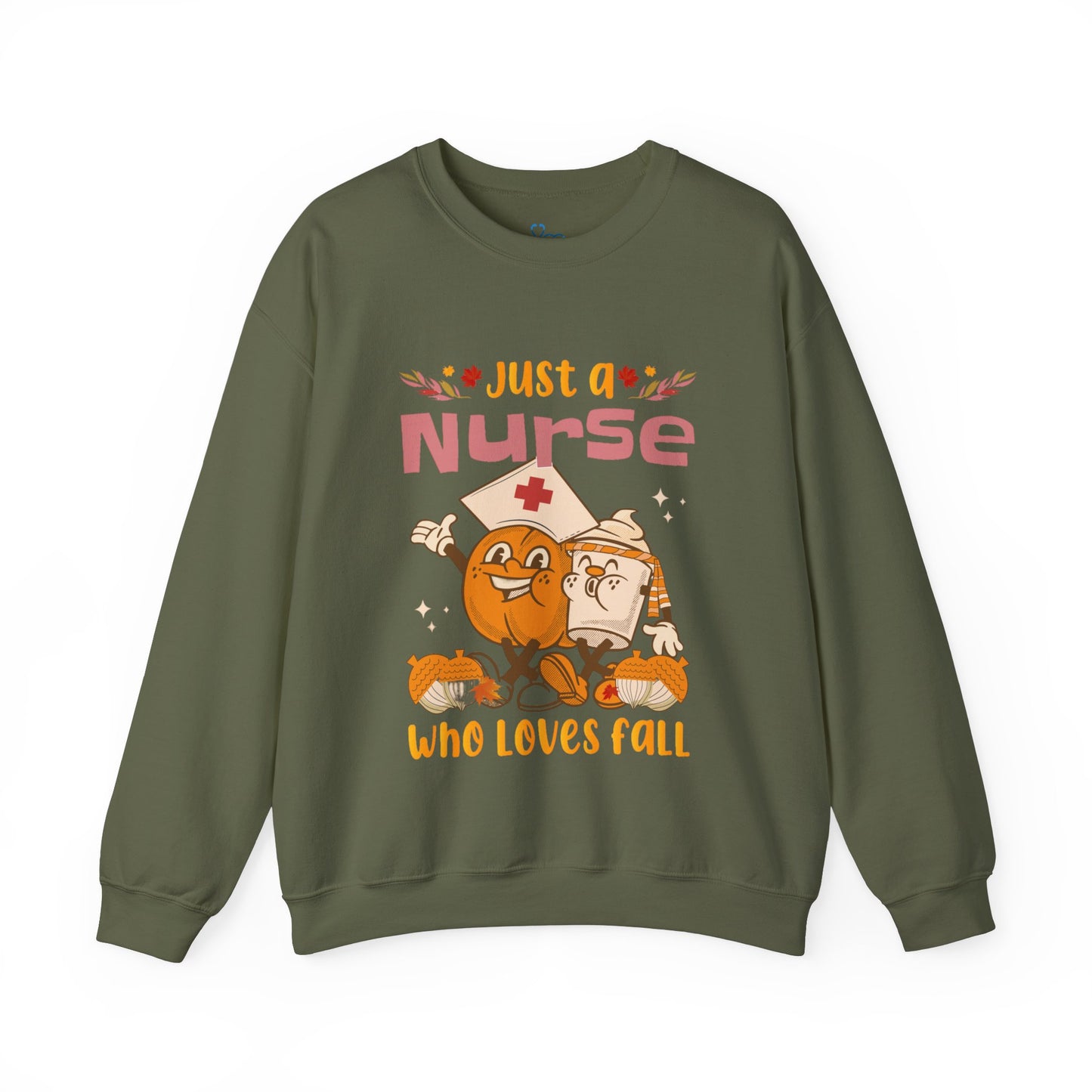 NURSES LOVE FALL SWEATSHIRT