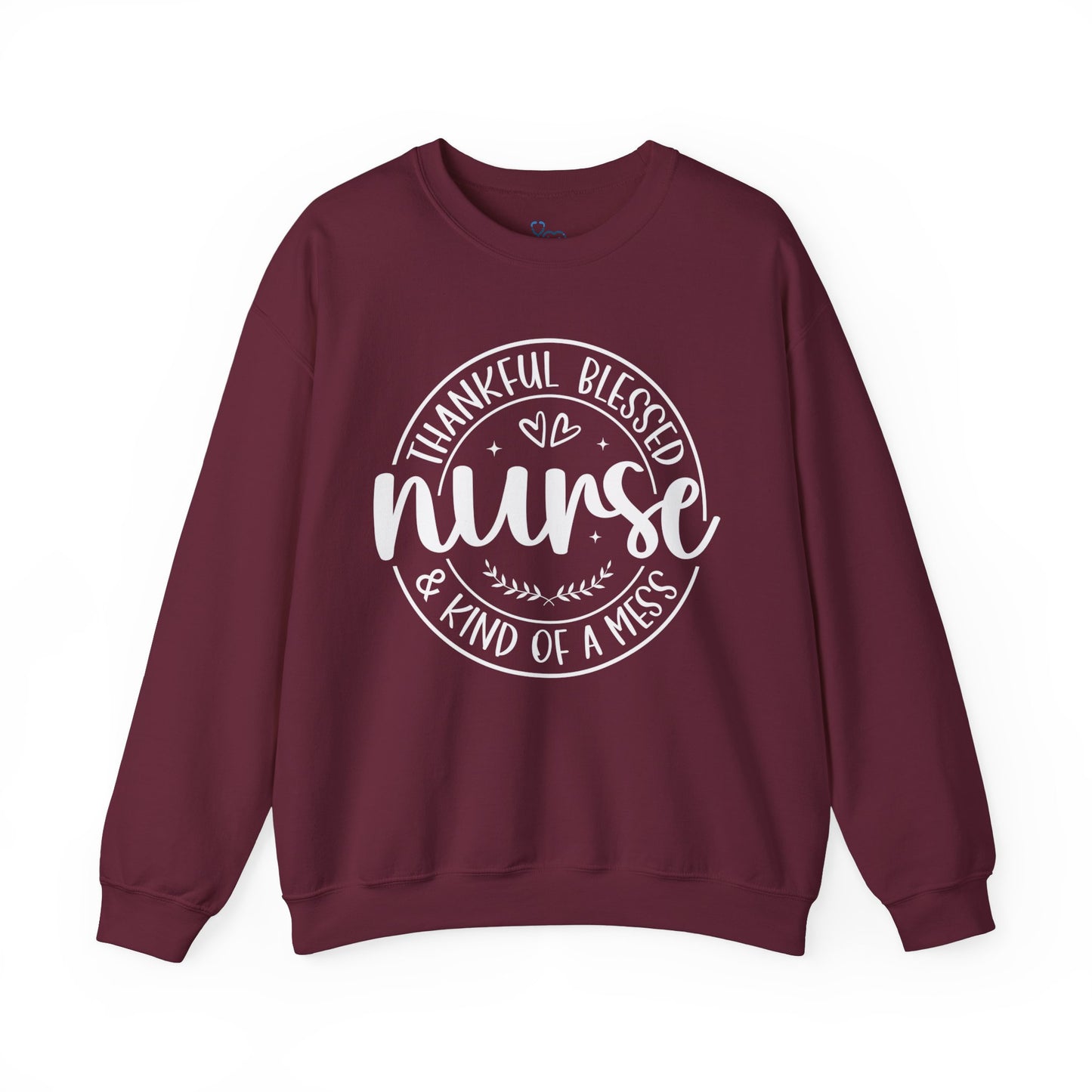 THANKFUL BLESSED NURSE-WHITE PRINT