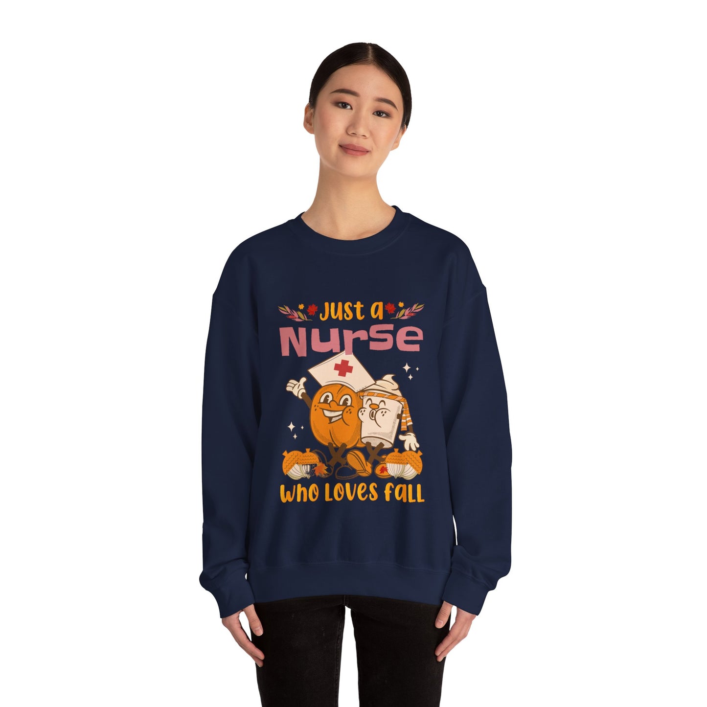 NURSES LOVE FALL SWEATSHIRT