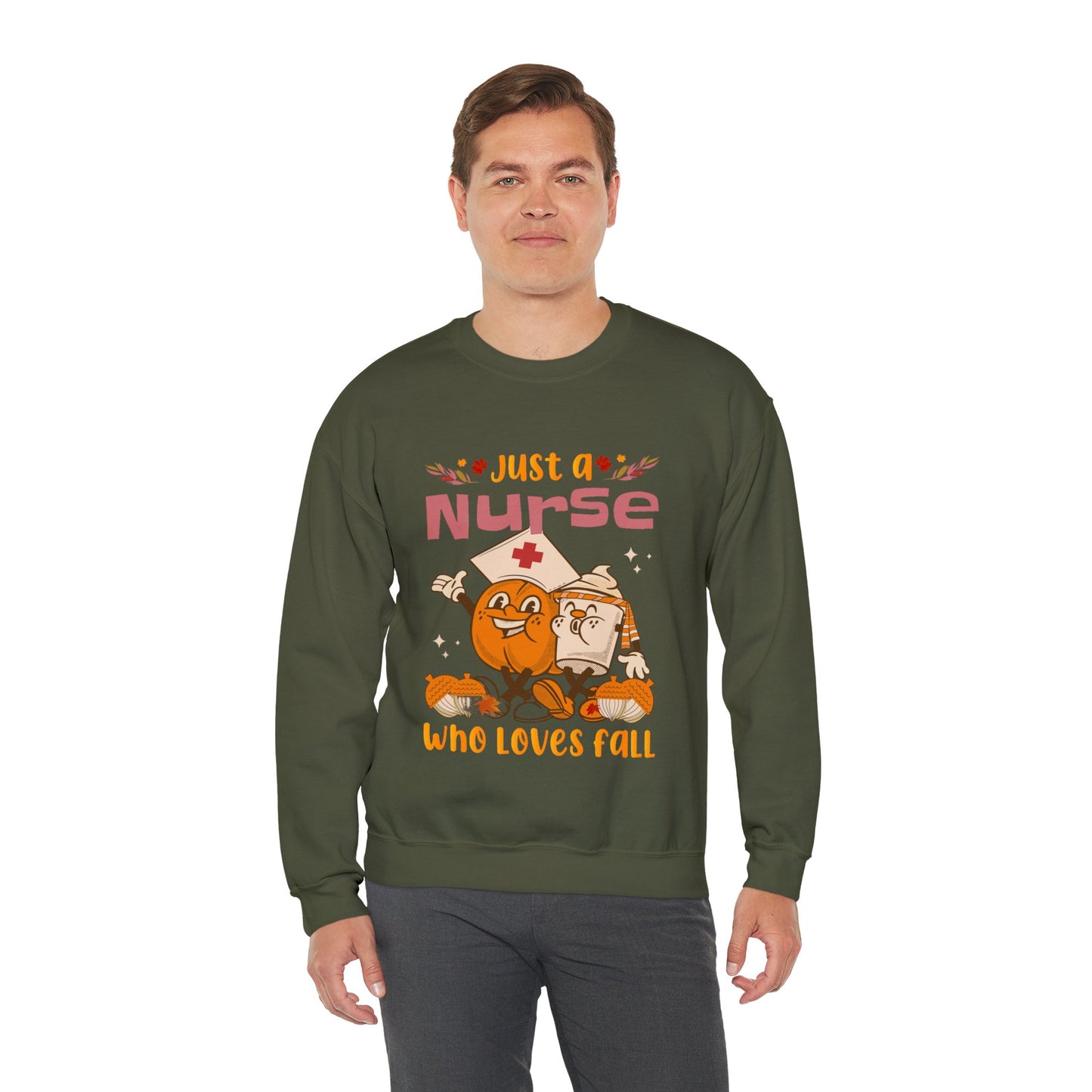 NURSES LOVE FALL SWEATSHIRT