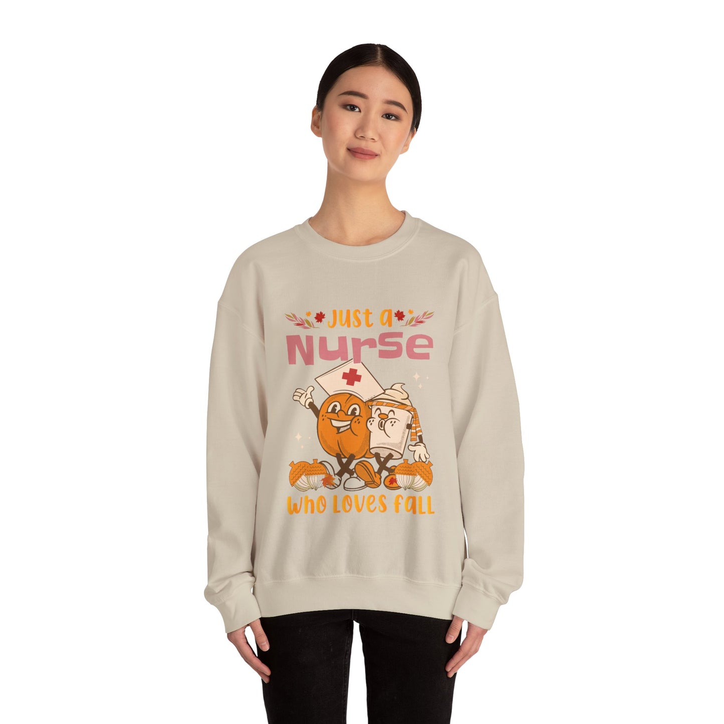 NURSES LOVE FALL SWEATSHIRT