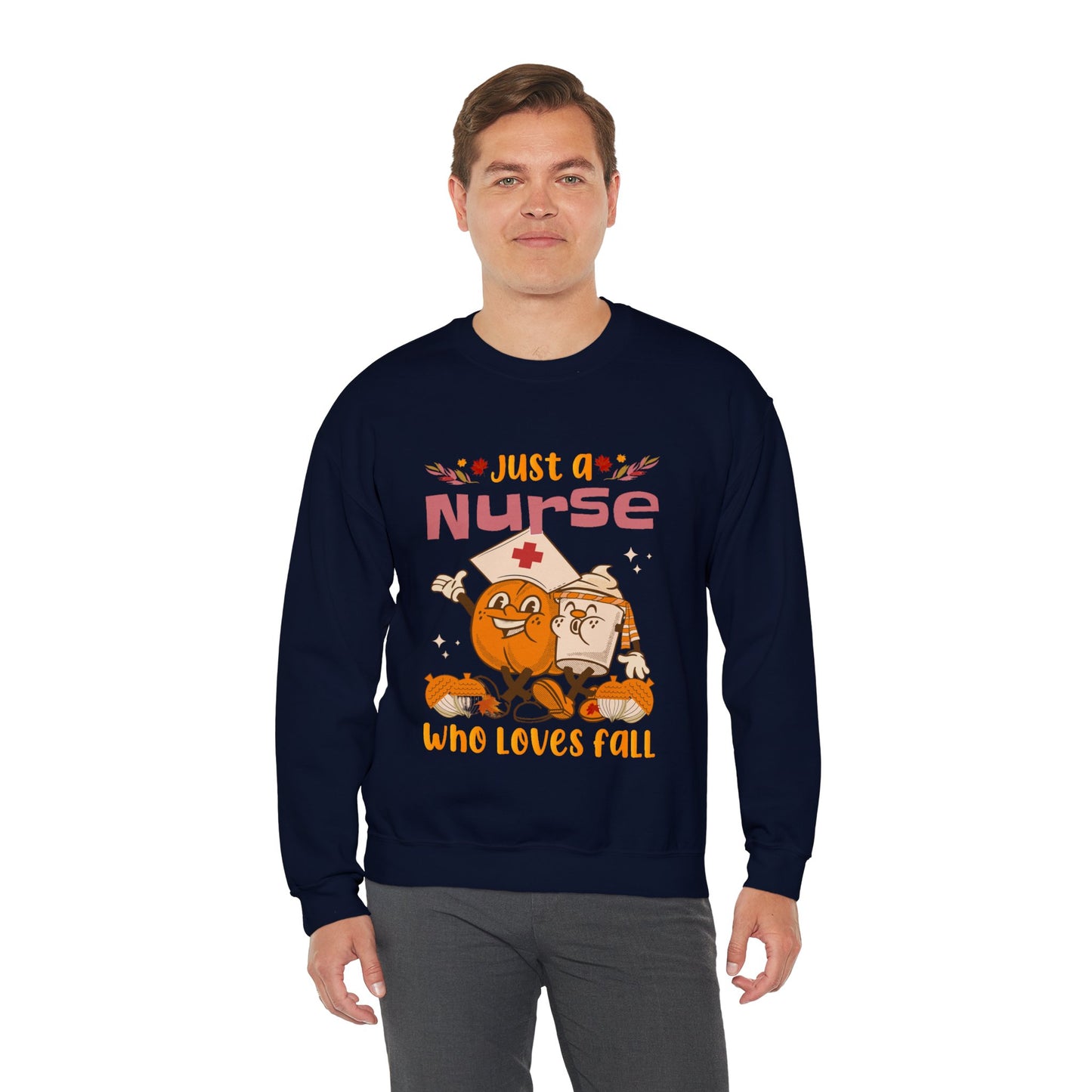 NURSES LOVE FALL SWEATSHIRT