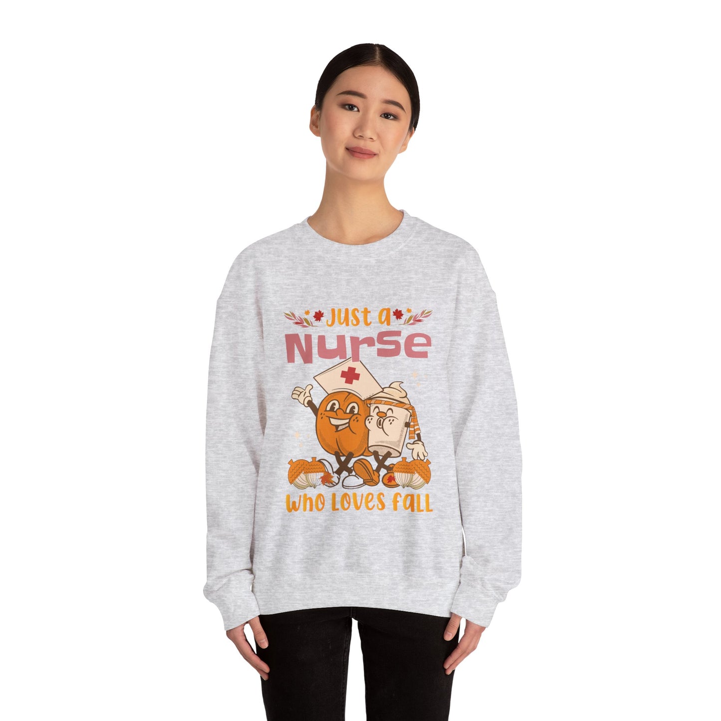 NURSES LOVE FALL SWEATSHIRT