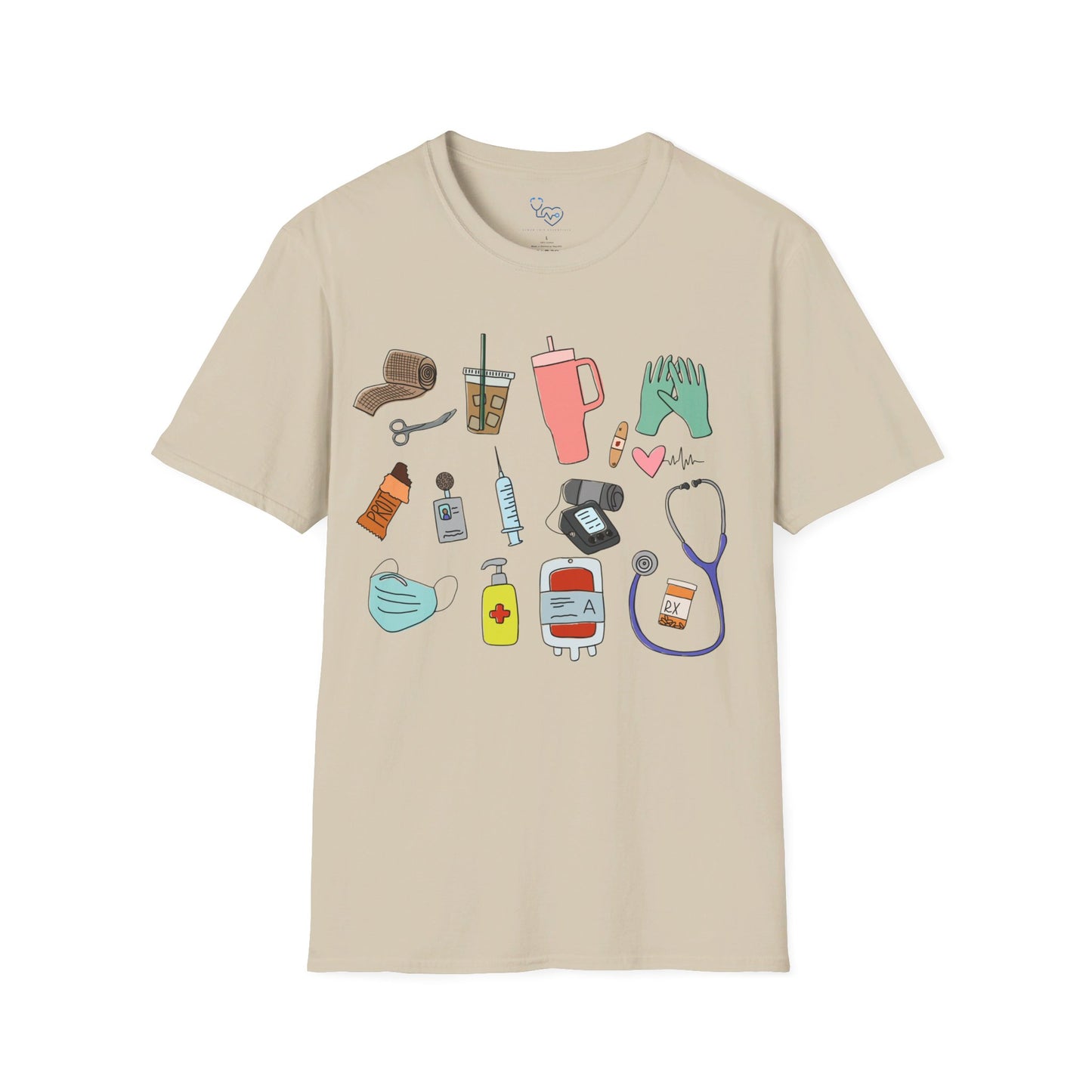 NURSE DOODLE T-SHIRT