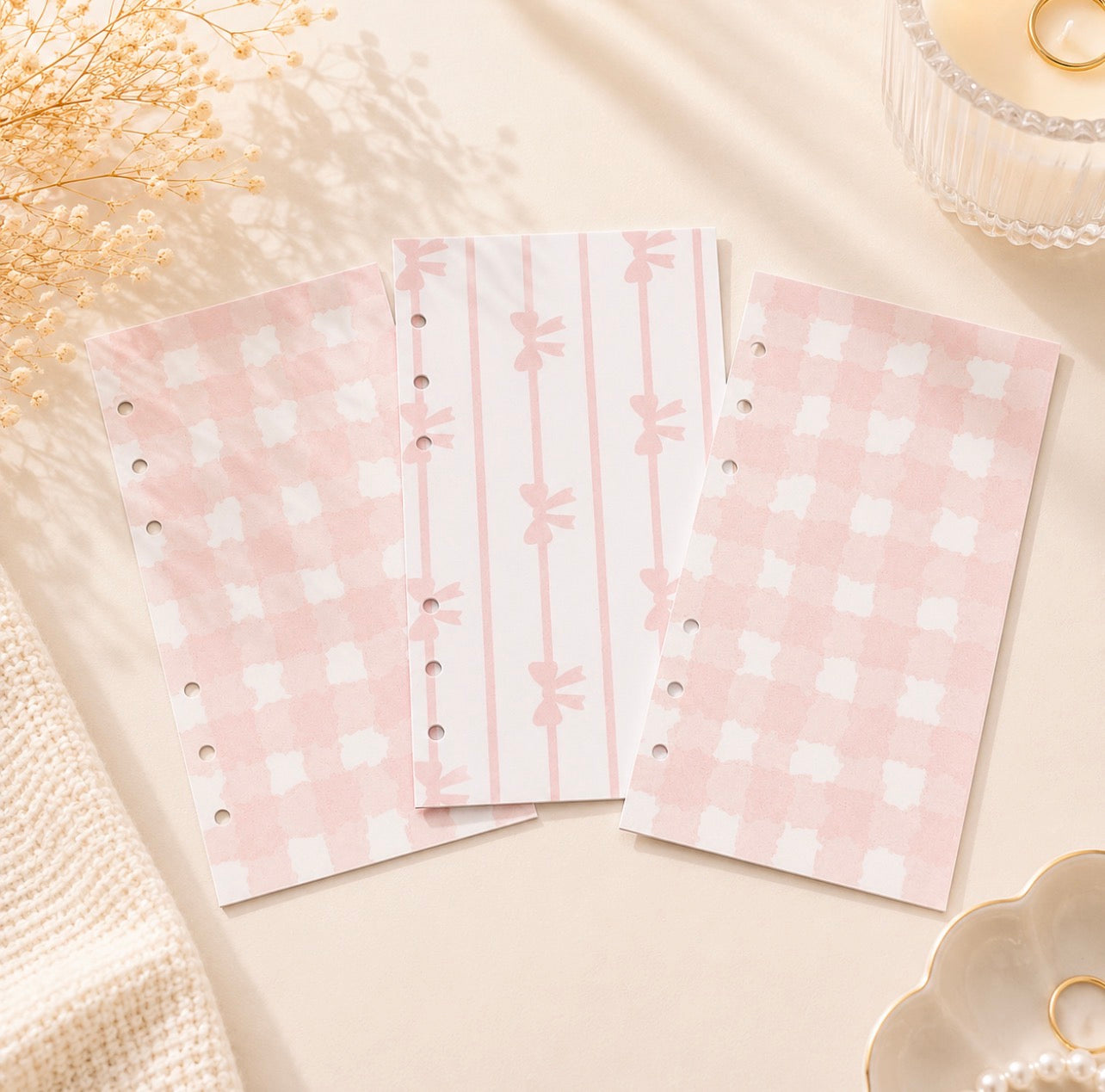 EVERYDAY ESSENTIALS DASHBOARD SET PINK