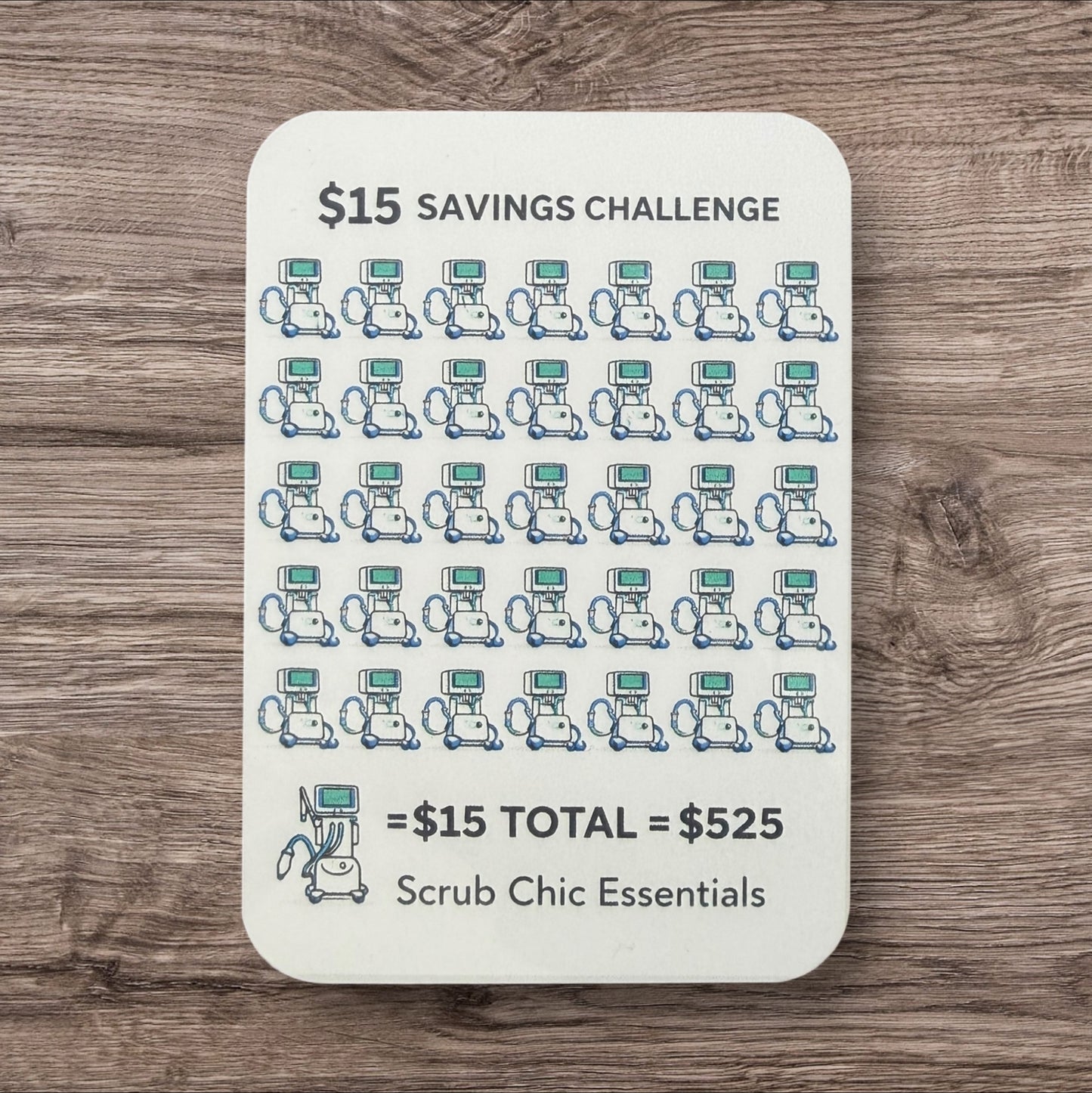 $15 VENTILATOR MINI SAVINGS CHALLENGE