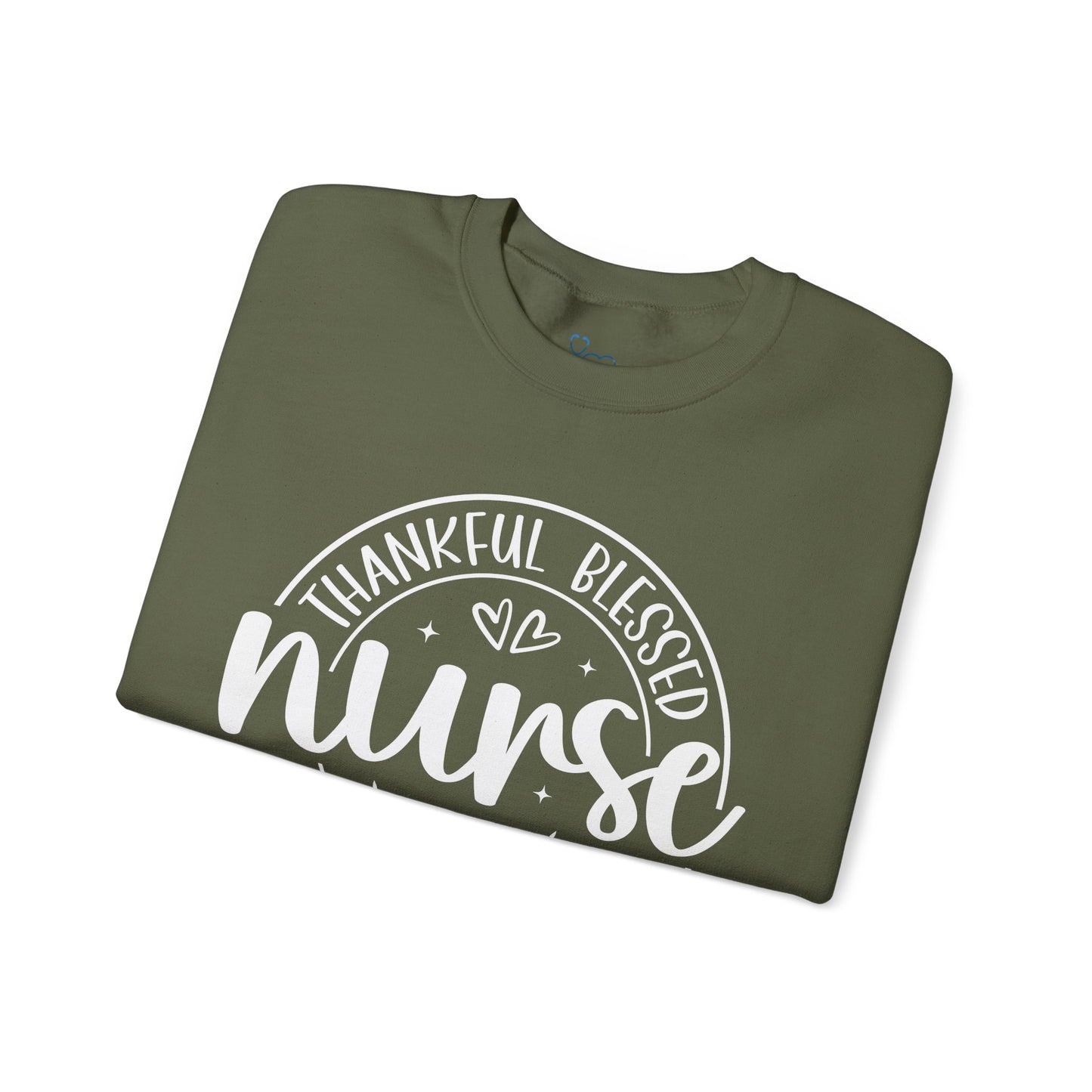 THANKFUL BLESSED NURSE-WHITE PRINT