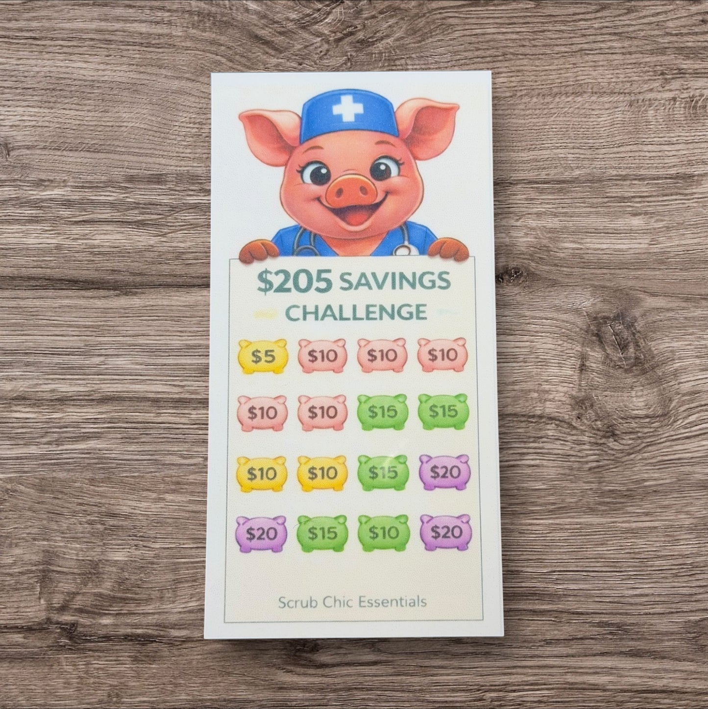 HEALTHCARE PIGGY MINI SAVINGS CHALLENGE