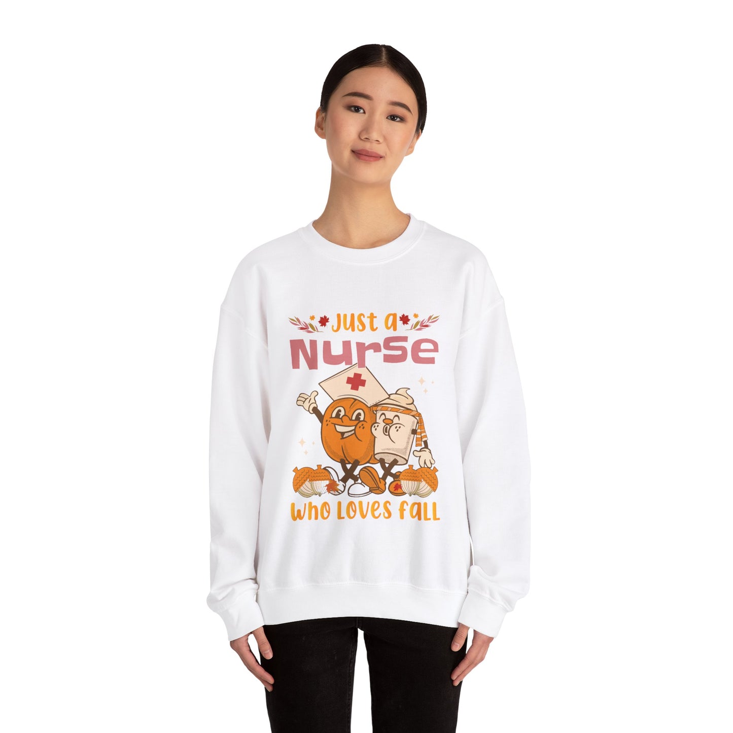 NURSES LOVE FALL SWEATSHIRT