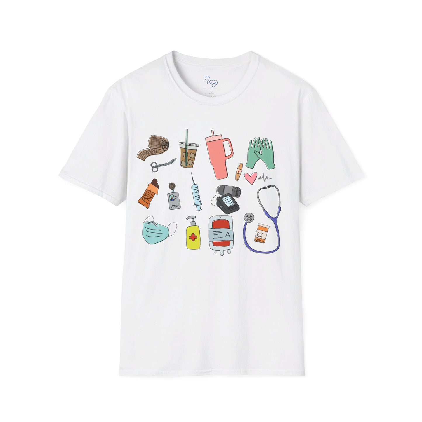 NURSE DOODLE T-SHIRT