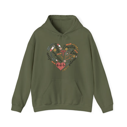 NURSING LOVE HOODED SWEATSHIRT