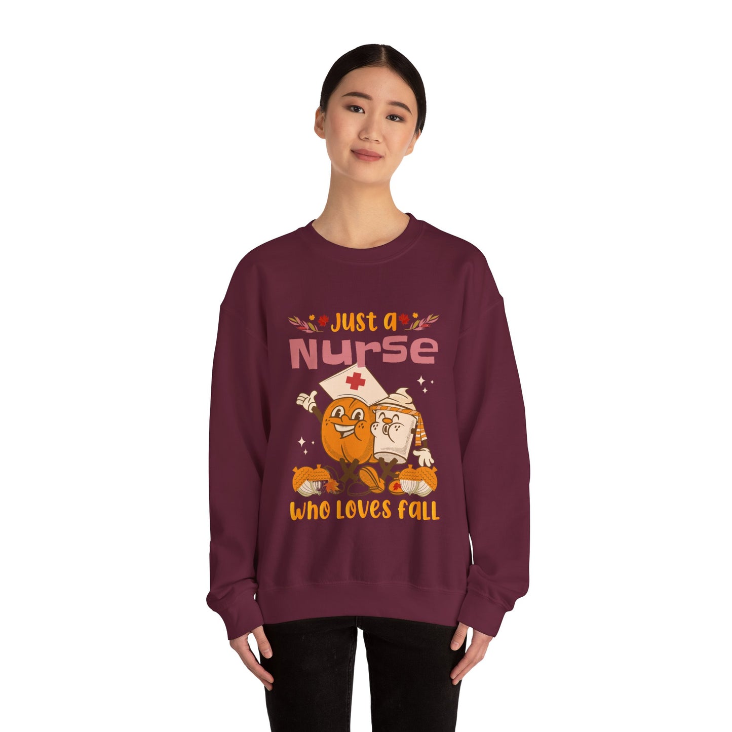 NURSES LOVE FALL SWEATSHIRT