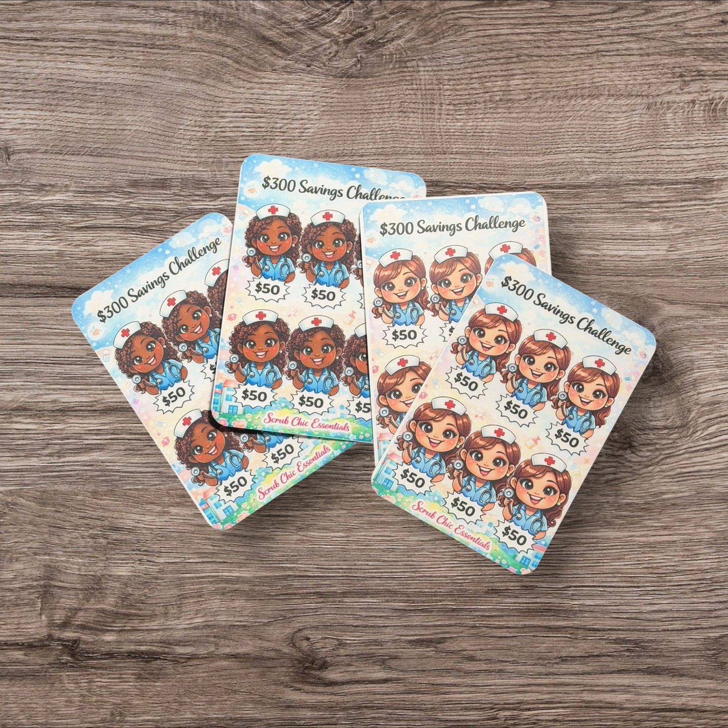 MINI NURSE SAVINGS CHALLENGE-$300