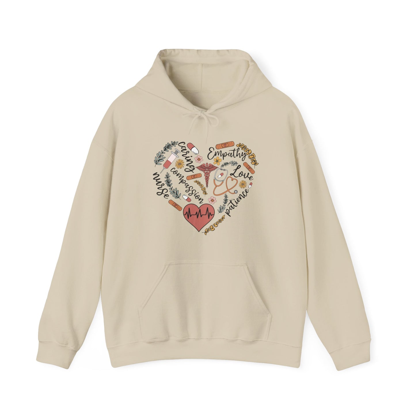 NURSING LOVE HOODED SWEATSHIRT