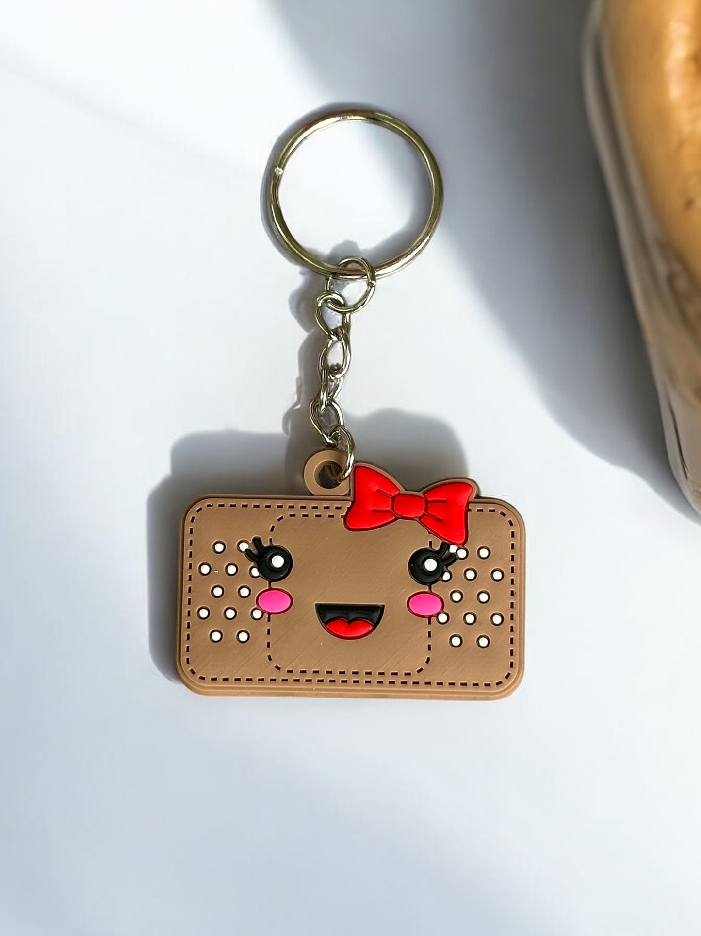 CUTE CARTOON BANDAID KEYCHAIN