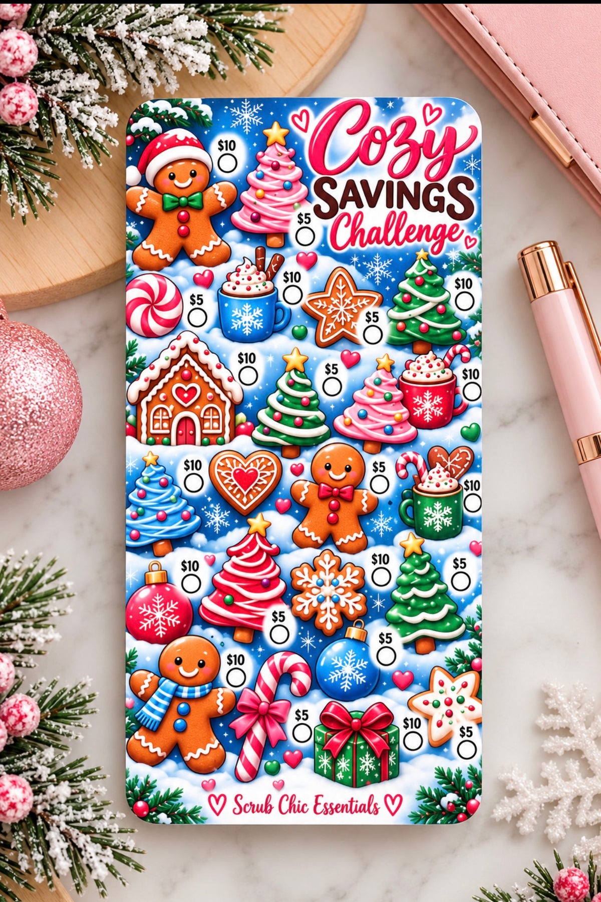 GINGERBREAD WISHES SAVINGS CHALLENGE