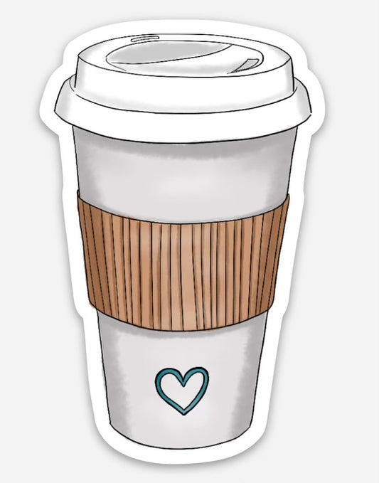 COFFEE CUP STICKER