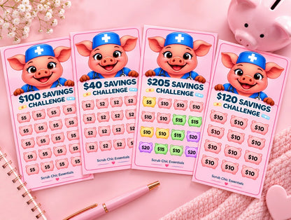 HEALTHCARE PIGGY MINI SAVINGS CHALLENGE