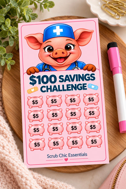 HEALTHCARE PIGGY MINI SAVINGS CHALLENGE