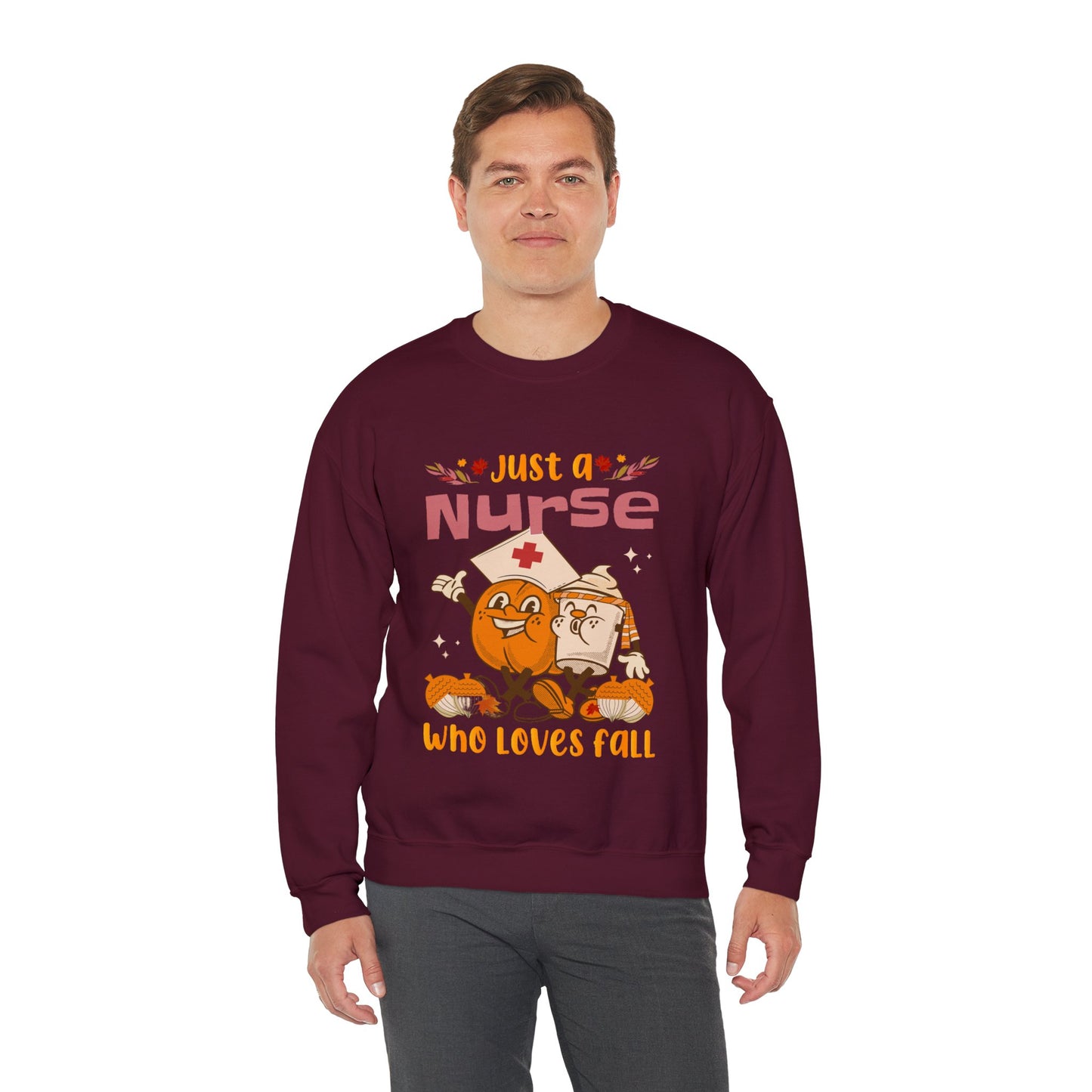 NURSES LOVE FALL SWEATSHIRT