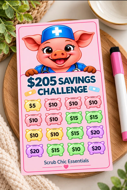 HEALTHCARE PIGGY MINI SAVINGS CHALLENGE
