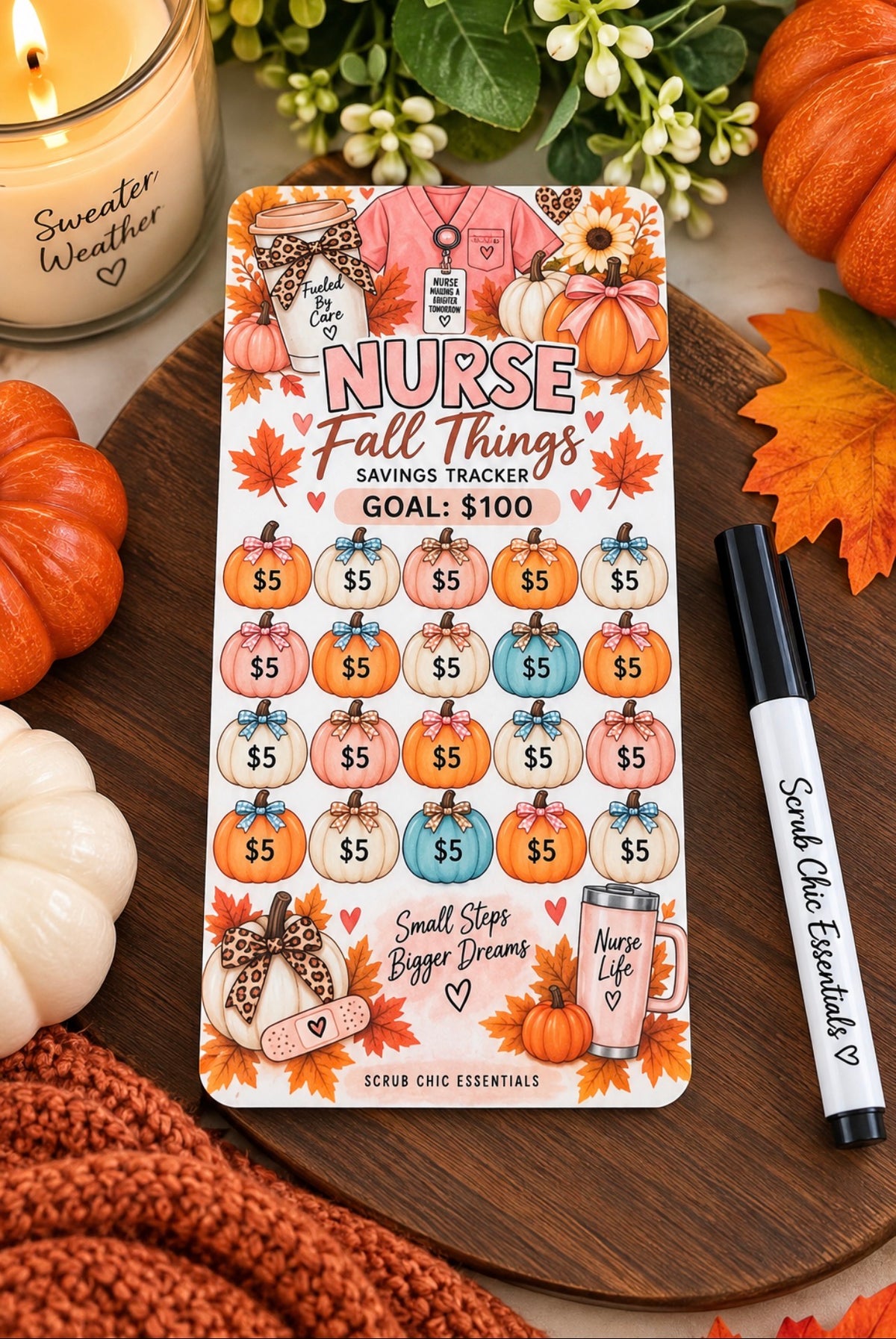 $100 NURSE FALL SAVINGS CHALLENGE