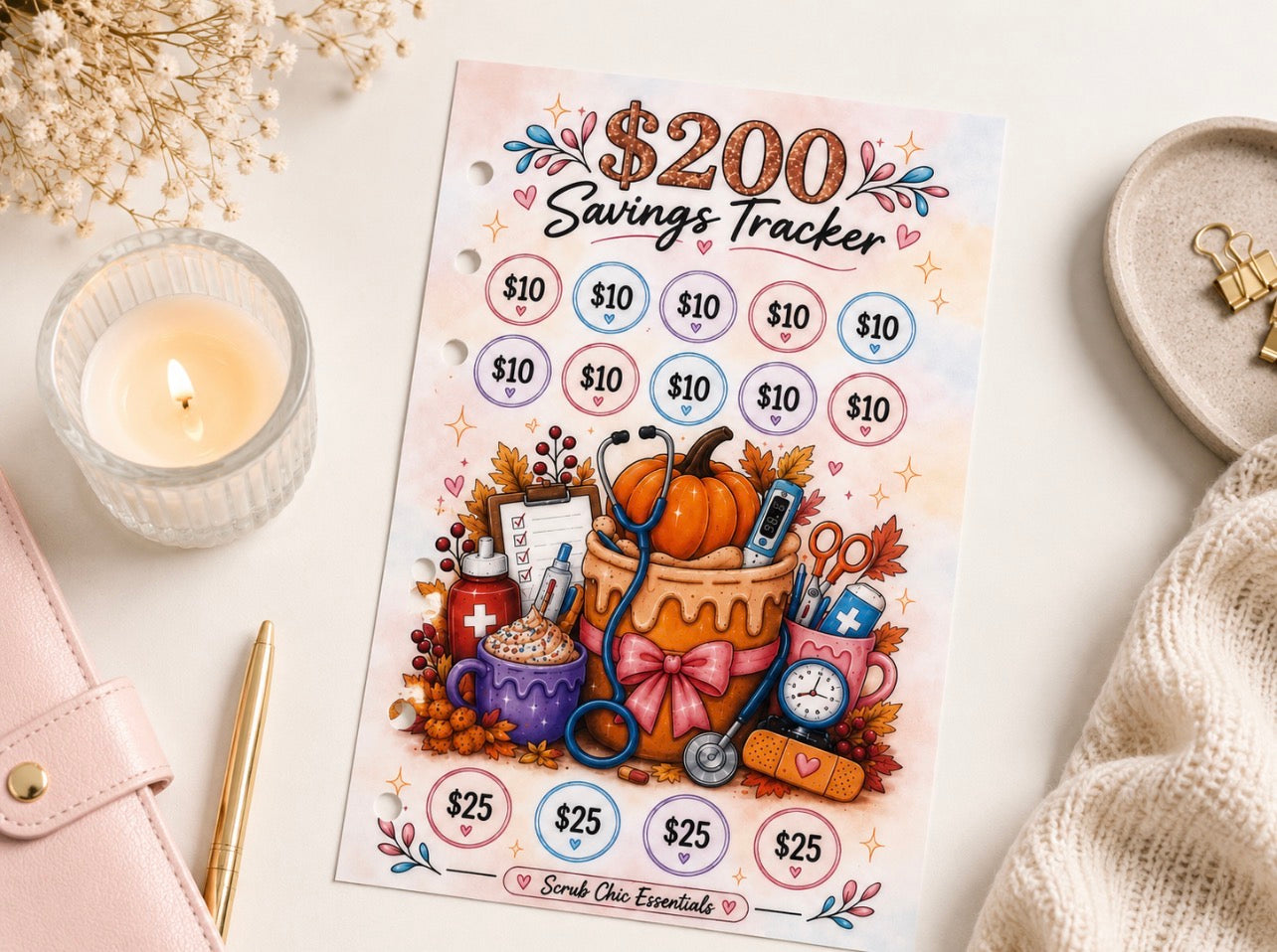 THANKSGIVING SAVINGS TRACKER