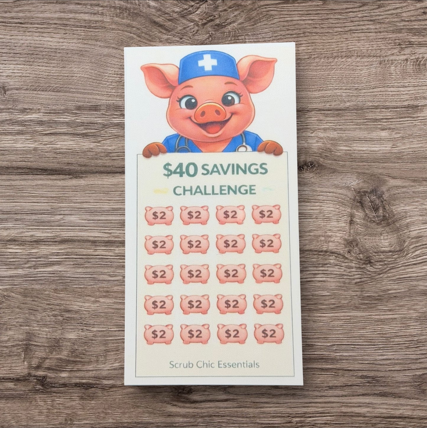 HEALTHCARE PIGGY MINI SAVINGS CHALLENGE