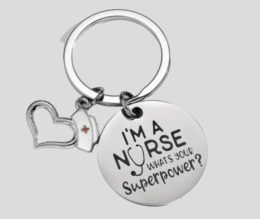 NURSE SUPERPOWER KEYCHAIN