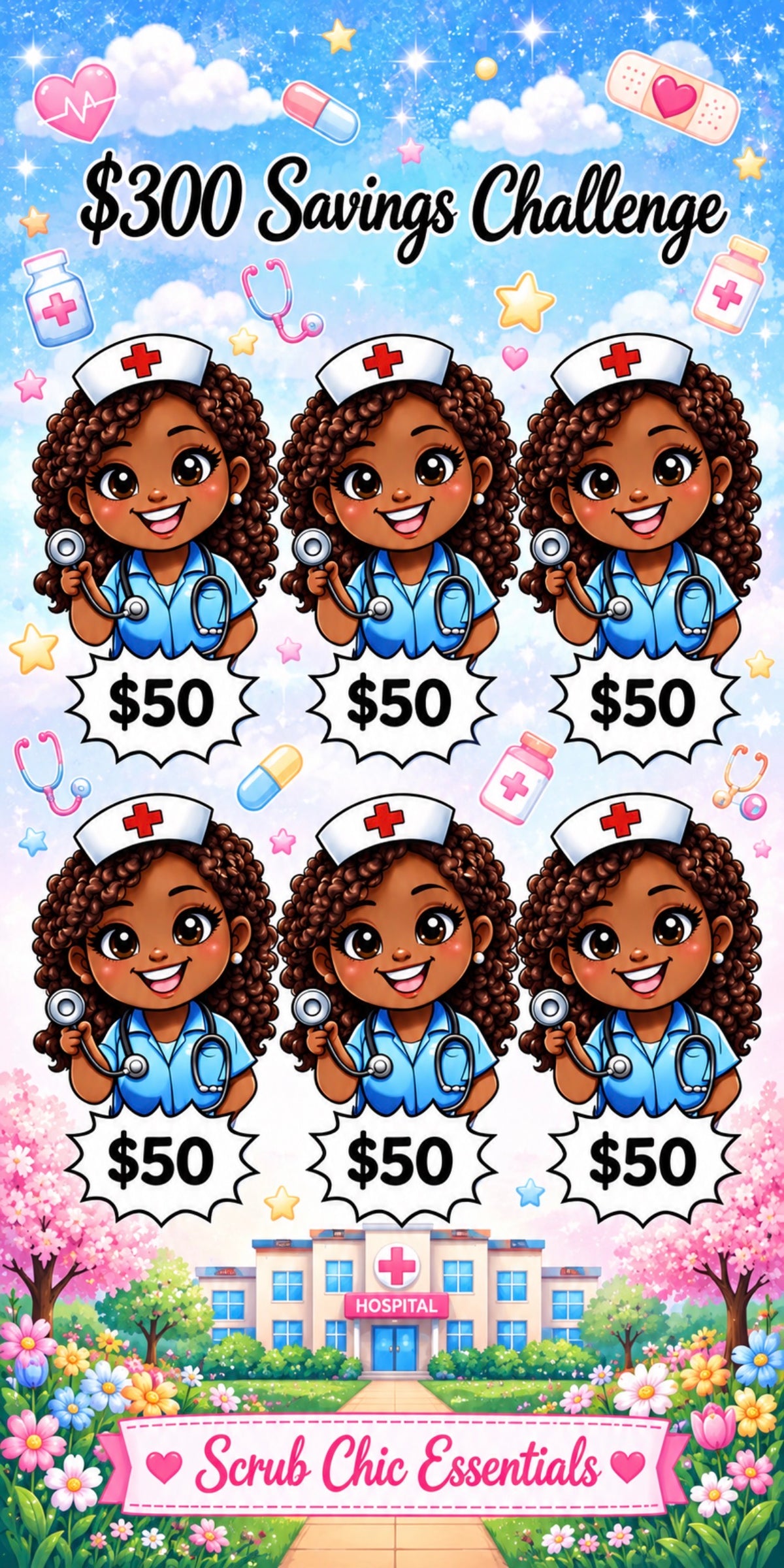 NURSE SAVINGS CHALLENGE-$300