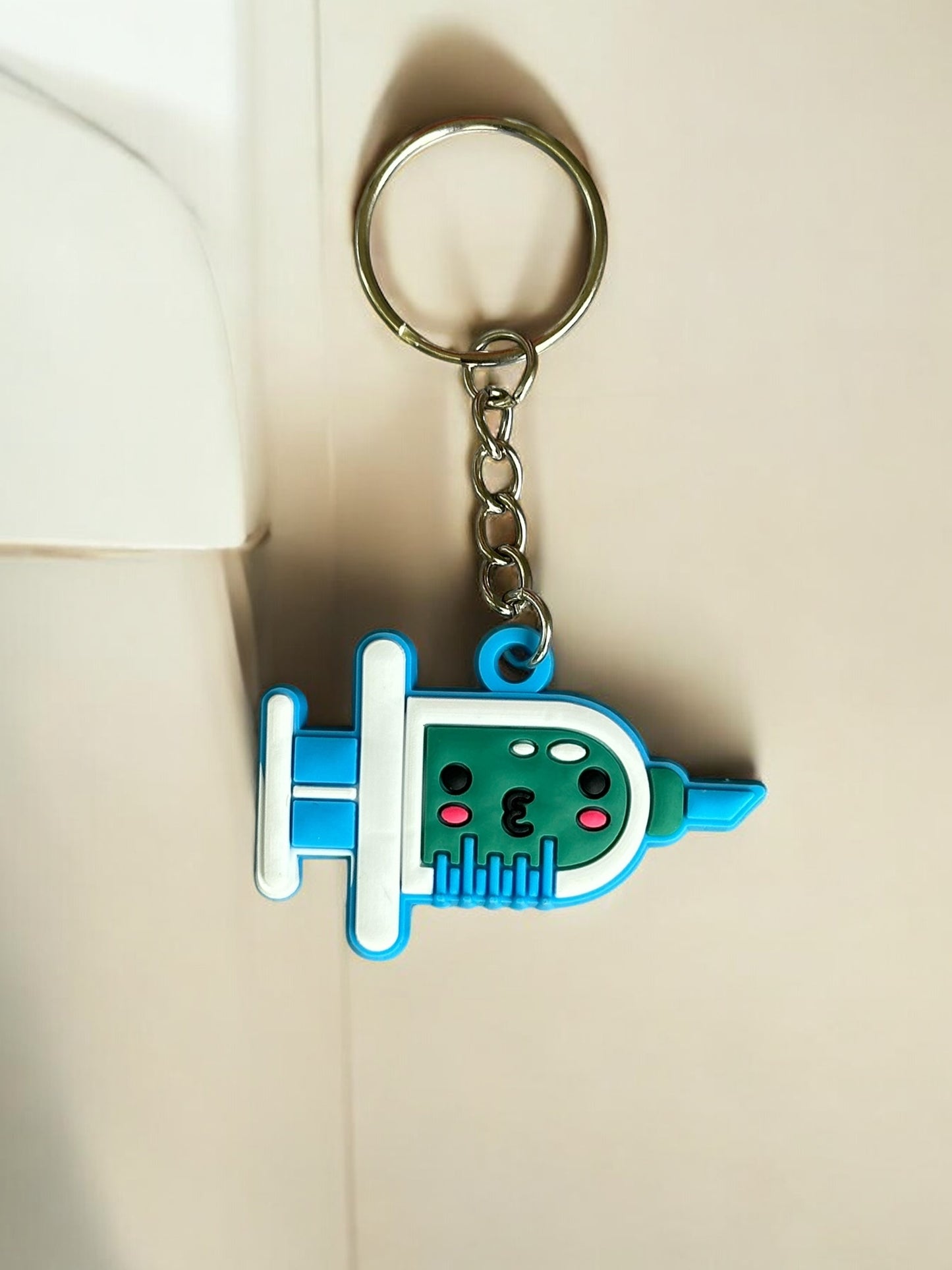 CUTE MEDICAL SYRINGE KEYCHAIN