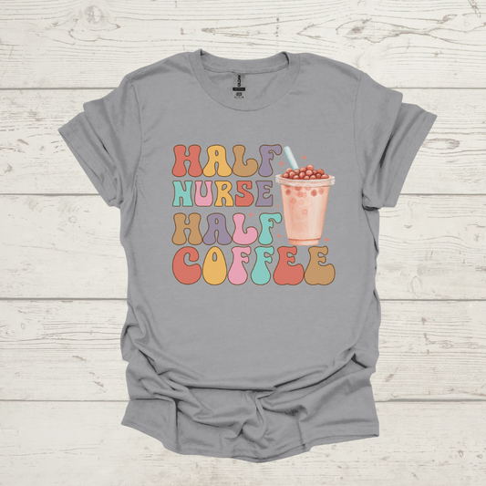 NURSE AND COFFEE T-SHIRT