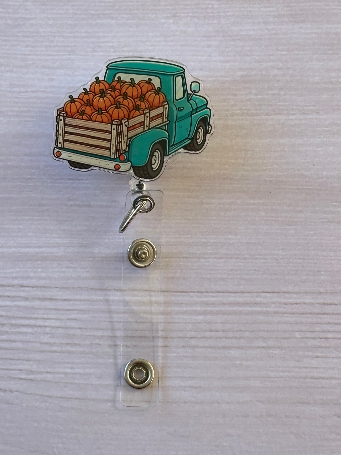 TRUCK FULL OF PUMKINS BADGE REEL