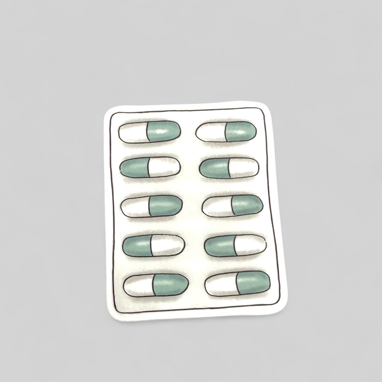 PILL PACK DECAL STICKER