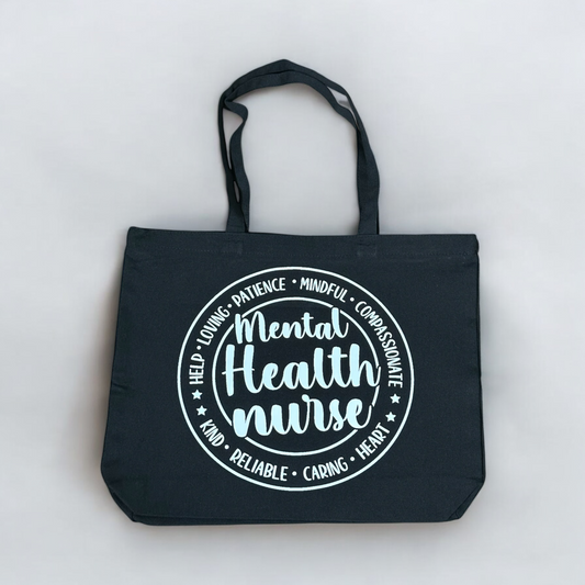 MENTAL HEALTH NURSE TOTE BAG