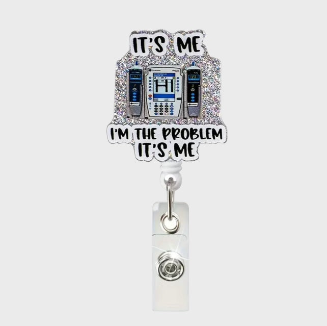 IV PUMP PROBLEM BADGE REEL