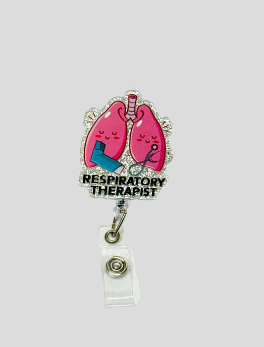 RESPIRATORY THERAPIST BADGE REEL